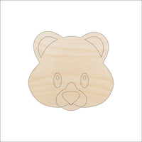 Bear Wood Craft Shape – Laser Cut Baltic Birch Unfinished DIY Wood Art Supplies BER3 - The Wood Shape Store