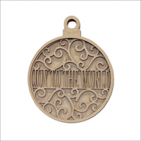 Joy 3D Laser Cut Ornament – Baltic Birch Wood Craft Supplies | DIY Wood Ornament Kit XM12 - The Wood Shape Store