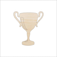 Trophy Wood Craft Shape - Laser Cut Baltic Birch Unfinished DIY Wood Art Supplies SPT104 - The Wood Shape Store