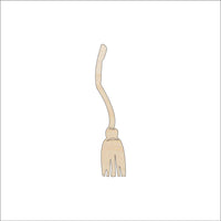 Broom Wood Craft Shape - Laser Cut Baltic Birch Unfinished DIY Wood Art Supplies DCR38 - The Wood Shape Store