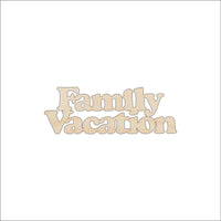 Vacation Wood Craft Shape – Laser Cut Baltic Birch Unfinished DIY Wood Art Supplies TRP18 - The Wood Shape Store