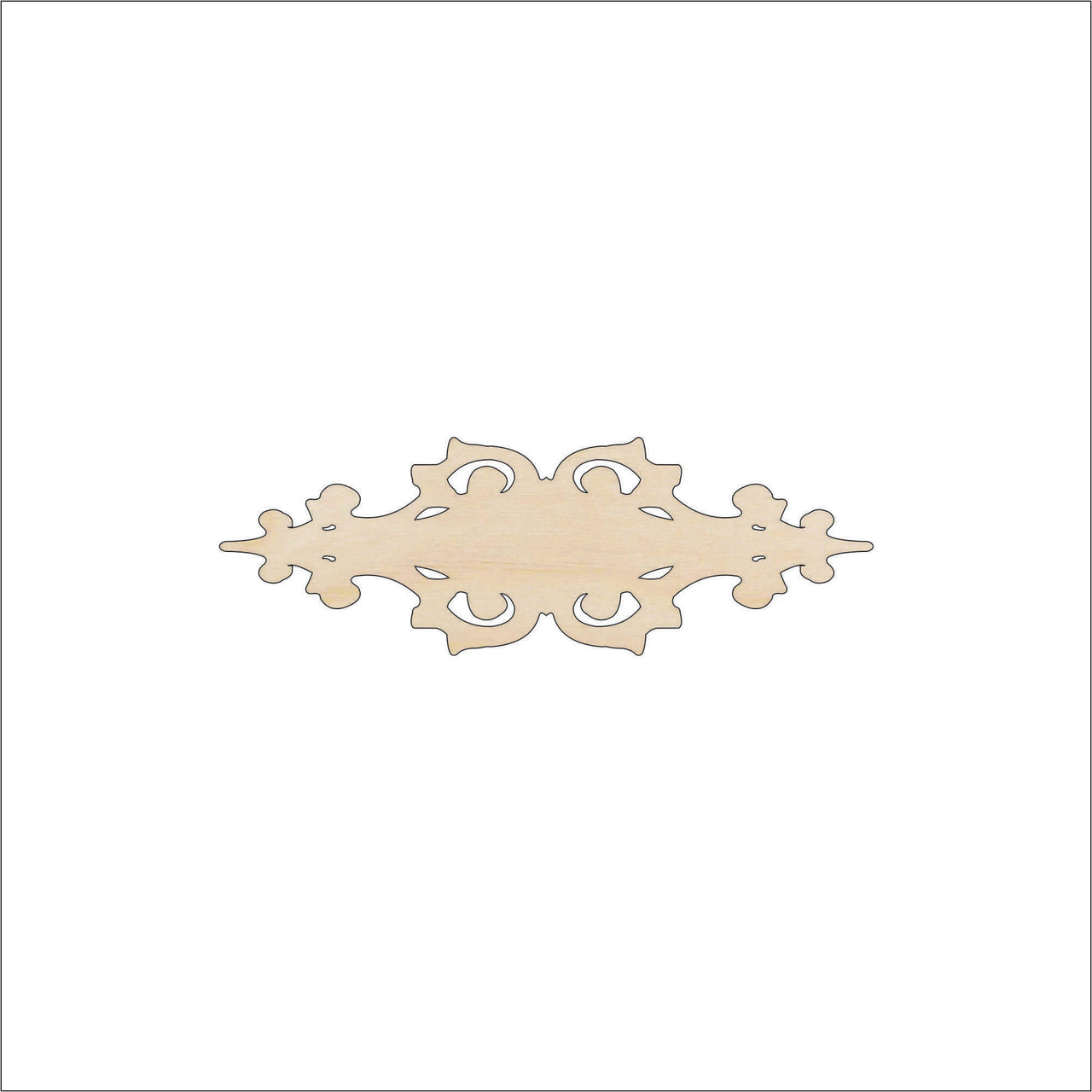 Design Wood Craft Shape - Laser Cut Baltic Birch Unfinished DIY Wood Art Supplies DSN94 - The Wood Shape Store