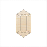 Diamond Wood Craft Shape - Laser Cut Baltic Birch Unfinished DIY Wood Art Supplies XTR39 - The Wood Shape Store