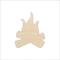 Campfire Wood Craft Shape - Laser Cut Baltic Birch Unfinished DIY Wood Art Supplies XTR65 - The Wood Shape Store