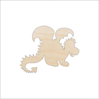Dragon Wood Craft Shape - Laser Cut Baltic Birch Unfinished DIY Wood Art Supplies MYTH1 - The Wood Shape Store