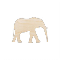 Elephant Wood Craft Shape Laser Cut Baltic Birch Unfinished DIY Wood Art Supplies ELE15 - The Wood Shape Store