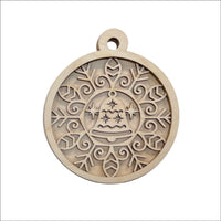 Bell 3D Laser Cut Ornament – Baltic Birch Wood Craft Supplies | DIY Wood Ornament Kit XM305 - The Wood Shape Store