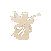 Angel Wood Craft Shape - Laser Cut Baltic Birch Unfinished DIY Wood Art Supplies XMS194 - The Wood Shape Store