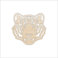 Tiger Wood Craft Shape - Laser Cut Baltic Birch Unfinished DIY Wood Art Supplies CAT193 - The Wood Shape Store