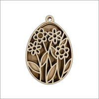 Easter 3D Laser Cut Ornament – Baltic Birch Wood Craft Supplies | DIY Wood Ornament Kit ES53 - The Wood Shape Store