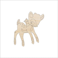 Deer Wood Craft Shape - Laser Cut Baltic Birch Unfinished DIY Wood Art Supplies DER76 - The Wood Shape Store