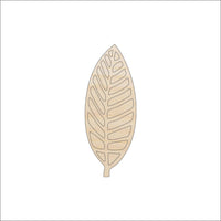 Leaf Wood Craft Shape - Laser Cut Baltic Birch Unfinished DIY Wood Art Supplies LEF11 - The Wood Shape Store