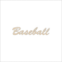Baseball Wood Craft Shape - Laser Cut Baltic Birch Unfinished DIY Wood Art Supplies SPT2 - The Wood Shape Store