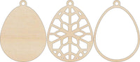 Easter 3D Laser Cut Ornament – Baltic Birch Wood Craft Supplies | DIY Wood Ornament Kit ES16 - The Wood Shape Store