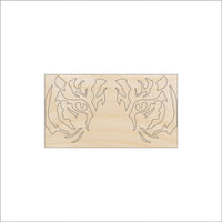 Tiger Wood Craft Shape - Laser Cut Baltic Birch Unfinished DIY Wood Art Supplies CAT14 - The Wood Shape Store