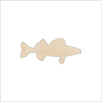 Fish Wood Craft Shape - Laser Cut Baltic Birch Unfinished DIY Wood Art Supplies FSH69 - The Wood Shape Store