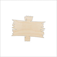 Sign Wood Craft Shape - Laser Cut Baltic Birch Unfinished DIY Wood Art Supplies SGN32 - The Wood Shape Store