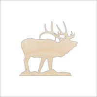 Deer Wood Craft Shape - Laser Cut Baltic Birch Unfinished DIY Wood Art Supplies DER40 - The Wood Shape Store