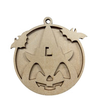 Pumpkin 3D Laser Cut Ornament – Baltic Birch Wood Craft Supplies | DIY Wood Ornament Kit HA26 - The Wood Shape Store