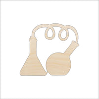 Laboratory Wood Craft Shape - Laser Cut Baltic Birch Unfinished DIY Wood Art Supplies SNC5 - The Wood Shape Store
