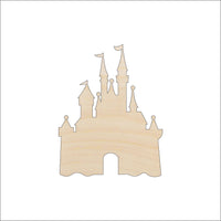 Castle Wood Craft Shape - Laser Cut Baltic Birch Unfinished DIY Wood Art Supplies BLD90 - The Wood Shape Store