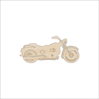 Motorcycle Wood Craft Shape - Laser Cut Baltic Birch Unfinished DIY Wood Art Supplies CAR93 - The Wood Shape Store