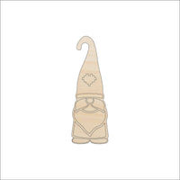 Gnome Wood Craft Shape - Laser Cut Baltic Birch Unfinished DIY Wood Art Supplies MYTH144 - The Wood Shape Store