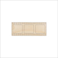Film Wood Craft Shape - Laser Cut Baltic Birch Unfinished DIY Wood Art Supplies MVE7 - The Wood Shape Store