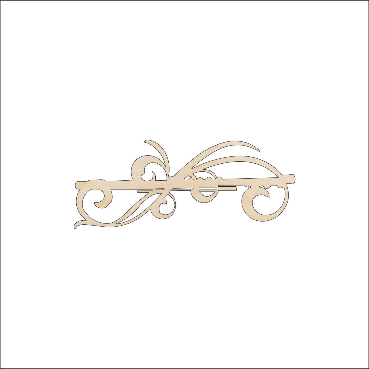 Flute Wood Craft Shape - Laser Cut Baltic Birch Unfinished DIY Wood Art Supplies XMS223 - The Wood Shape Store