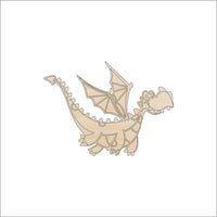 Dragon Wood Craft Shape - Laser Cut Baltic Birch Unfinished DIY Wood Art Supplies MYTH19 - The Wood Shape Store
