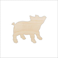 Pig Wood Craft Shape - Laser Cut Baltic Birch Unfinished DIY Wood Art Supplies PIG1 - The Wood Shape Store