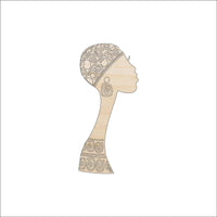 Woman Wood Craft Shape - Laser Cut Baltic Birch Unfinished DIY Wood Art Supplies PPL91 - The Wood Shape Store