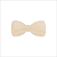 Bow Wood Craft Shape - Laser Cut Baltic Birch Unfinished DIY Wood Art Supplies CLT5 - The Wood Shape Store