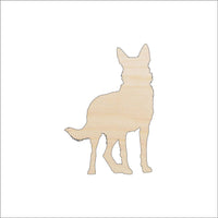 Dog Wood Craft Shape - Laser Cut Baltic Birch Unfinished DIY Wood Art Supplies DOG147 - The Wood Shape Store