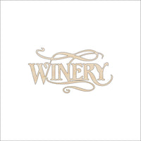 Winery Wood Craft Shape - Laser Cut Baltic Birch Unfinished DIY Wood Art Supplies FOD170 - The Wood Shape Store
