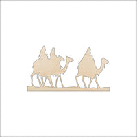 Wise Men Wood Craft Shape - Laser Cut Baltic Birch Unfinished DIY Wood Art Supplies XMS144 - The Wood Shape Store
