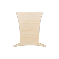 Top Hat Wood Craft Shape - Laser Cut Baltic Birch Unfinished DIY Wood Art Supplies CLT2 - The Wood Shape Store