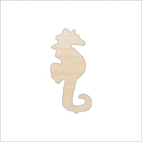 Seahorse Wood Craft Shape - Laser Cut Baltic Birch Unfinished DIY Wood Art Supplies SEA1 - The Wood Shape Store