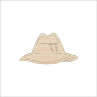 Hat Wood Craft Shape - Laser Cut Baltic Birch Unfinished DIY Wood Art Supplies CLT92 - The Wood Shape Store