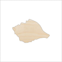 Shell Wood Craft Shape - Laser Cut Baltic Birch Unfinished DIY Wood Art Supplies SEA112 - The Wood Shape Store