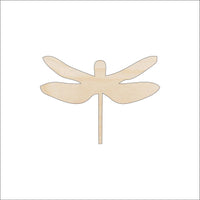 Dragonfly Wood Craft Shape - Laser Cut Baltic Birch Unfinished DIY Wood Art Supplies BUG75 - The Wood Shape Store