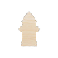 Fire Hydrant Wood Craft Shape - Laser Cut Baltic Birch Unfinished DIY Wood Art Supplies BLD12 - The Wood Shape Store