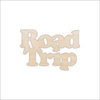 Road Trip Wood Craft Shape - Laser Cut Baltic Birch Unfinished DIY Wood Art Supplies TRP9 - The Wood Shape Store