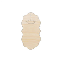 Gift Tag Wood Craft Shape - Laser Cut Baltic Birch Unfinished DIY Wood Art Supplies TAG15 - The Wood Shape Store