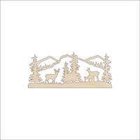 Deer Wood Craft Shape - Laser Cut Baltic Birch Unfinished DIY Wood Art Supplies DER46 - The Wood Shape Store