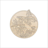 Butterfly Wood Craft Shape - Laser Cut Baltic Birch Unfinished DIY Wood Art Supplies BUG19 - The Wood Shape Store