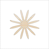 Flower Wood Craft Shape - Laser Cut Baltic Birch Unfinished DIY Wood Art Supplies FLR56 - The Wood Shape Store
