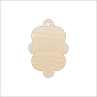 Gift Tag Wood Craft Shape - Laser Cut Baltic Birch Unfinished DIY Wood Art Supplies TAG35 - The Wood Shape Store