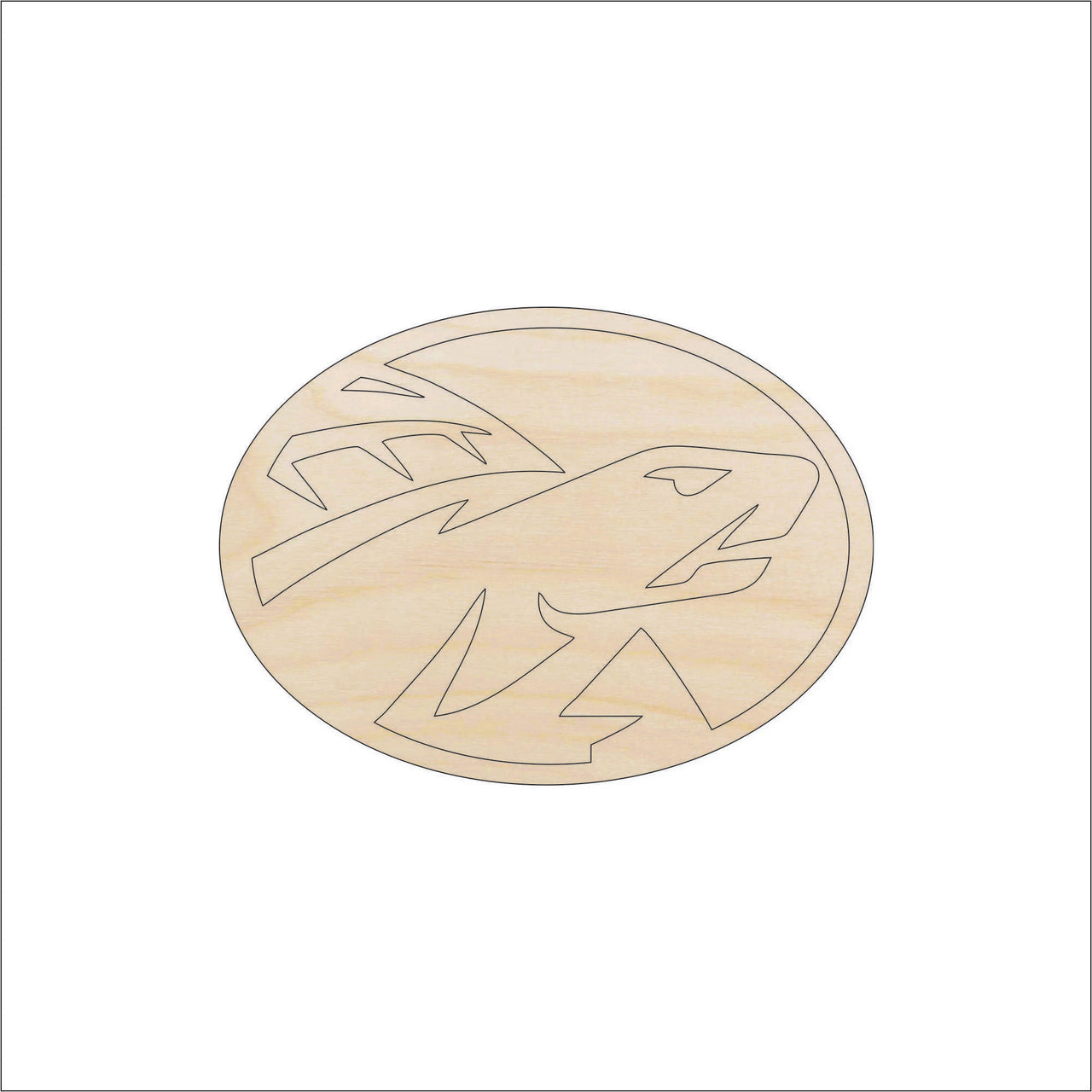 Turtle Wood Craft Shape - Laser Cut Baltic Birch Unfinished DIY Wood Art Supplies REP63 - The Wood Shape Store