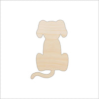 Dog Wood Craft Shape - Laser Cut Baltic Birch Unfinished DIY Wood Art Supplies DOG133 - The Wood Shape Store